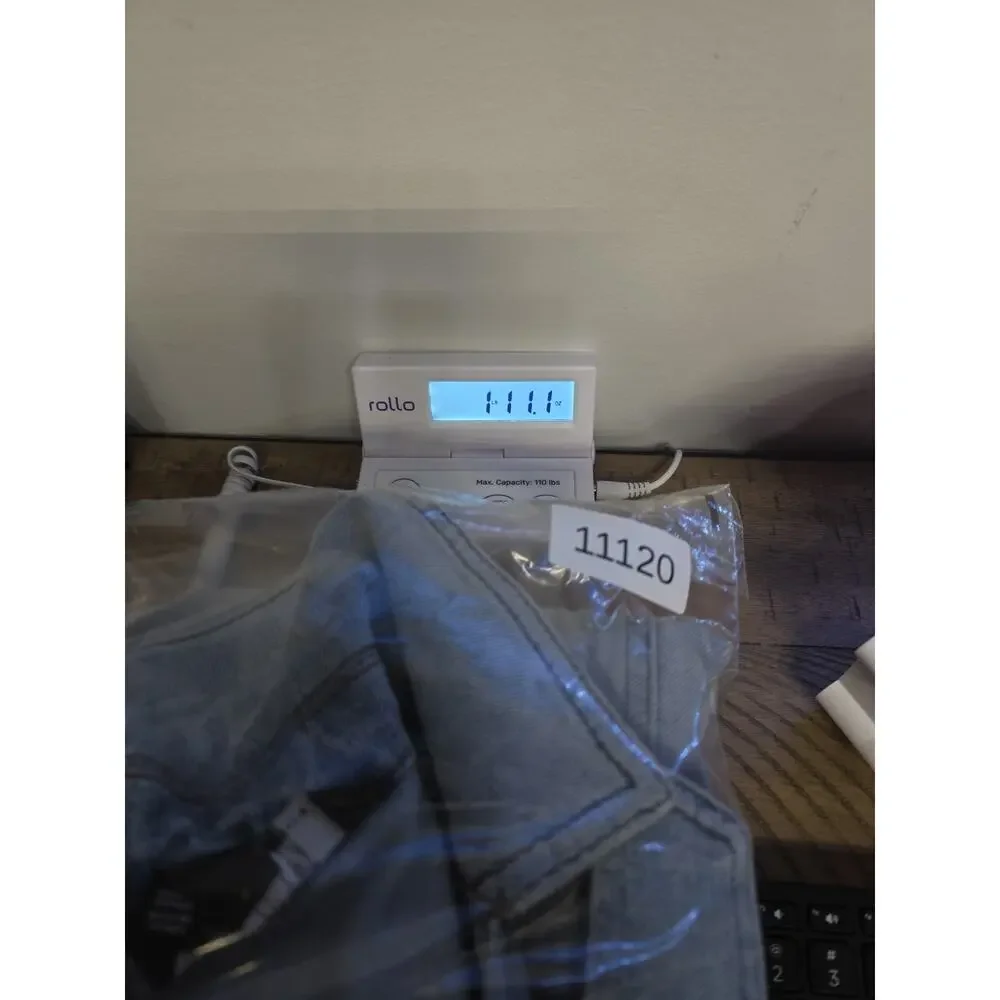 White House Black Market Dress Womens 0 Denim Jumper Sleeveless Belted - Picture 7 of 7